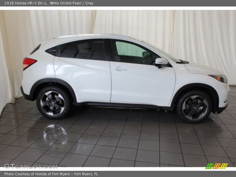 White Orchid Pearl / Gray 2018 Honda HR-V EX-L