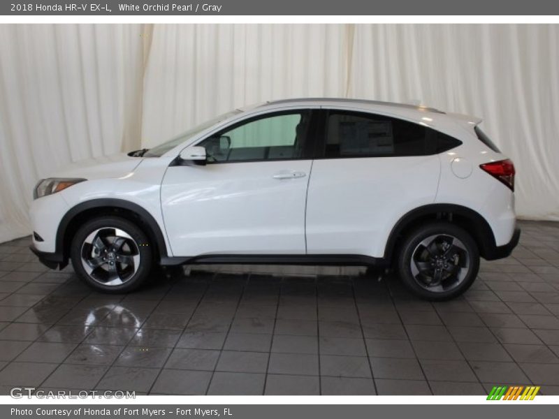 White Orchid Pearl / Gray 2018 Honda HR-V EX-L