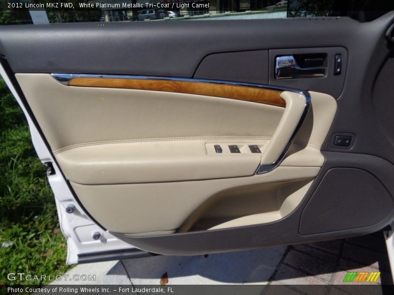 White Platinum Metallic Tri-Coat / Light Camel 2012 Lincoln MKZ FWD