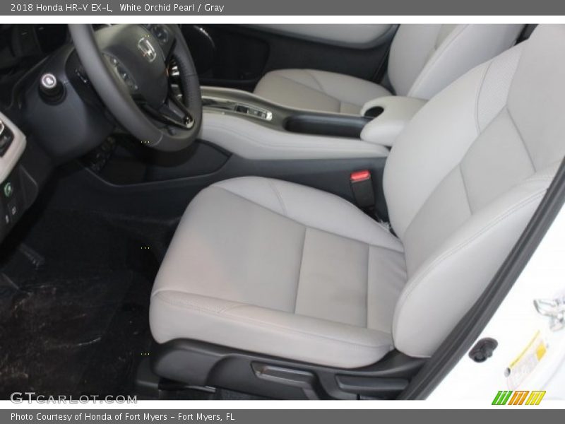 White Orchid Pearl / Gray 2018 Honda HR-V EX-L