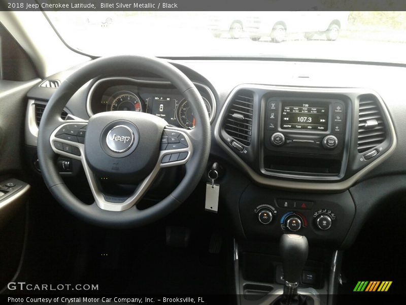 Billet Silver Metallic / Black 2018 Jeep Cherokee Latitude