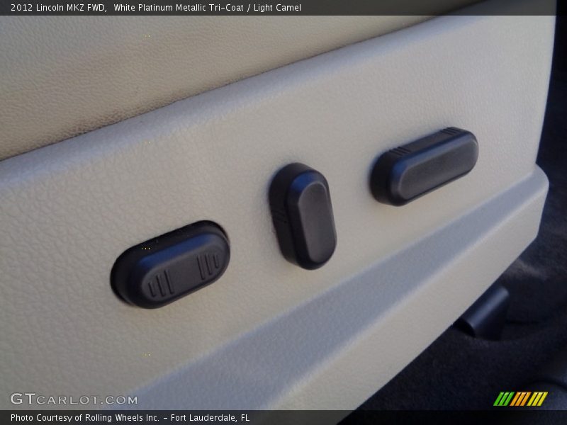 White Platinum Metallic Tri-Coat / Light Camel 2012 Lincoln MKZ FWD