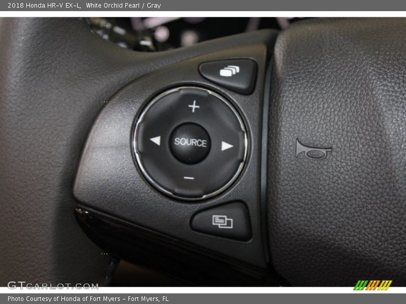 White Orchid Pearl / Gray 2018 Honda HR-V EX-L