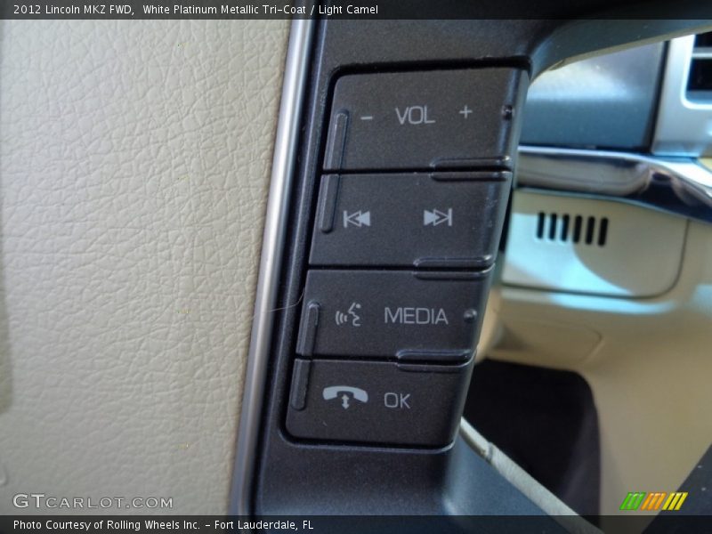 White Platinum Metallic Tri-Coat / Light Camel 2012 Lincoln MKZ FWD