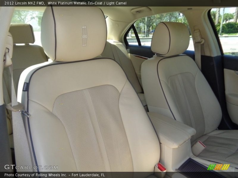 White Platinum Metallic Tri-Coat / Light Camel 2012 Lincoln MKZ FWD