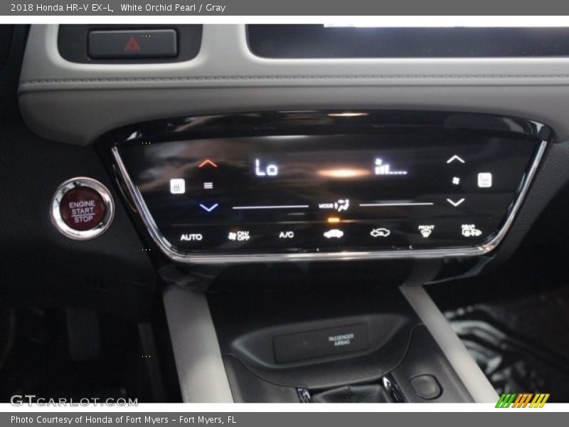 White Orchid Pearl / Gray 2018 Honda HR-V EX-L