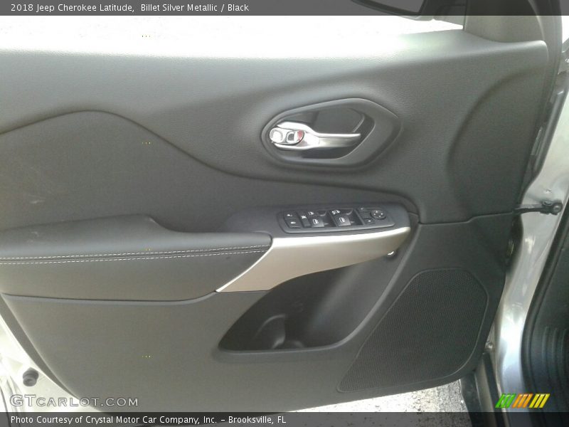 Billet Silver Metallic / Black 2018 Jeep Cherokee Latitude