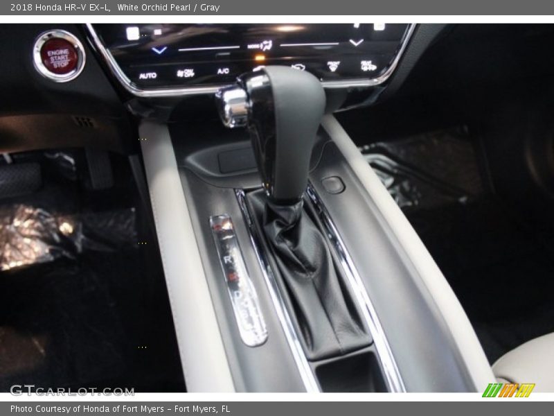 White Orchid Pearl / Gray 2018 Honda HR-V EX-L