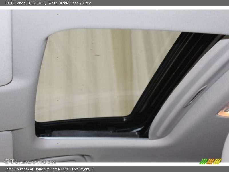 White Orchid Pearl / Gray 2018 Honda HR-V EX-L