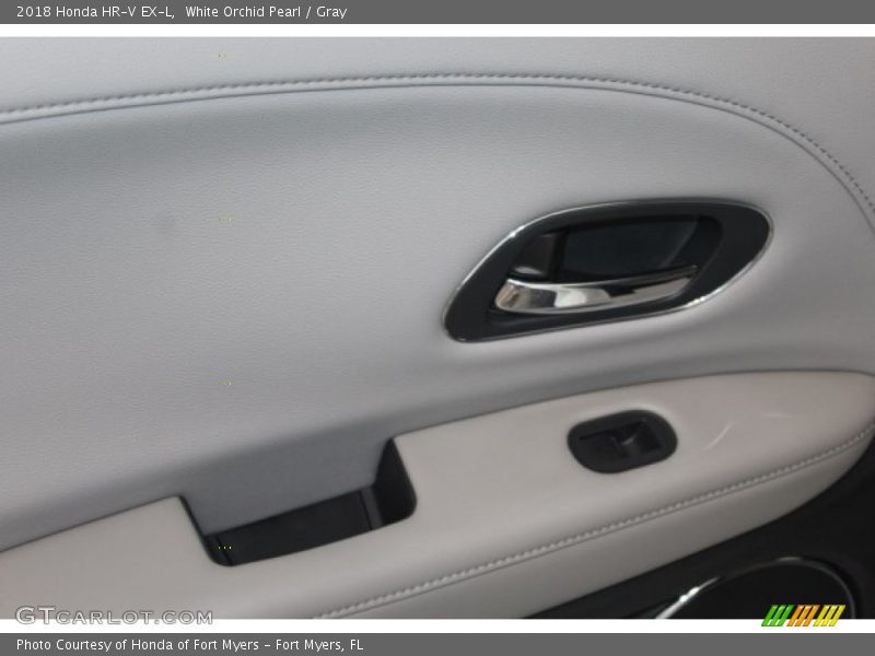 White Orchid Pearl / Gray 2018 Honda HR-V EX-L