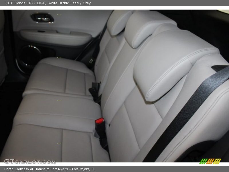 White Orchid Pearl / Gray 2018 Honda HR-V EX-L