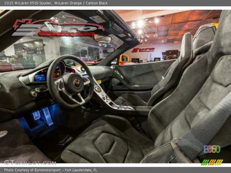 McLaren Orange / Carbon Black 2015 McLaren 650S Spyder