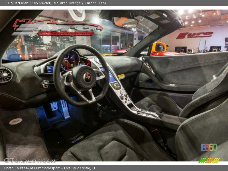 McLaren Orange / Carbon Black 2015 McLaren 650S Spyder
