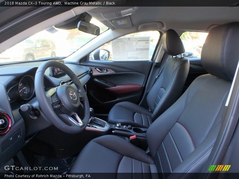 Machine Gray Metallic / Black 2018 Mazda CX-3 Touring AWD