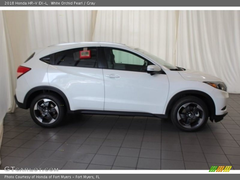 White Orchid Pearl / Gray 2018 Honda HR-V EX-L