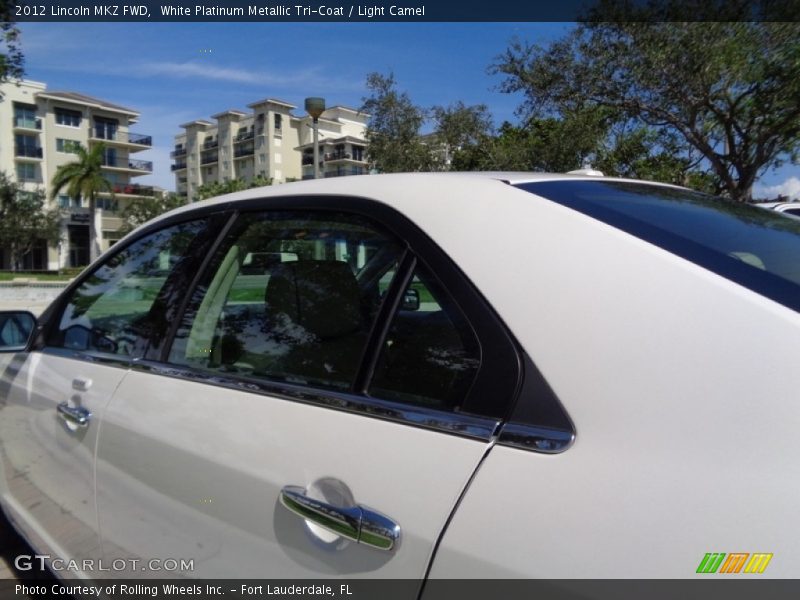 White Platinum Metallic Tri-Coat / Light Camel 2012 Lincoln MKZ FWD