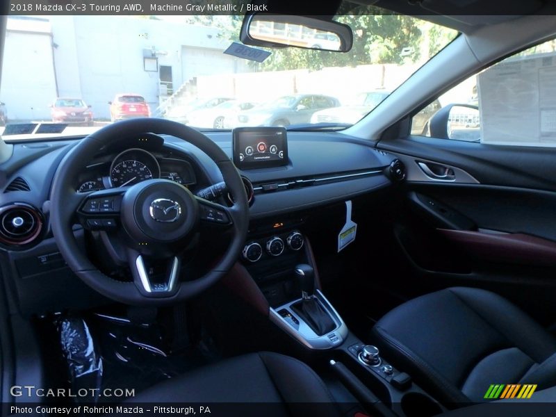 Machine Gray Metallic / Black 2018 Mazda CX-3 Touring AWD