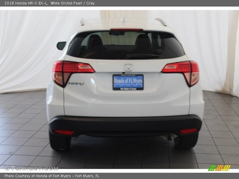White Orchid Pearl / Gray 2018 Honda HR-V EX-L