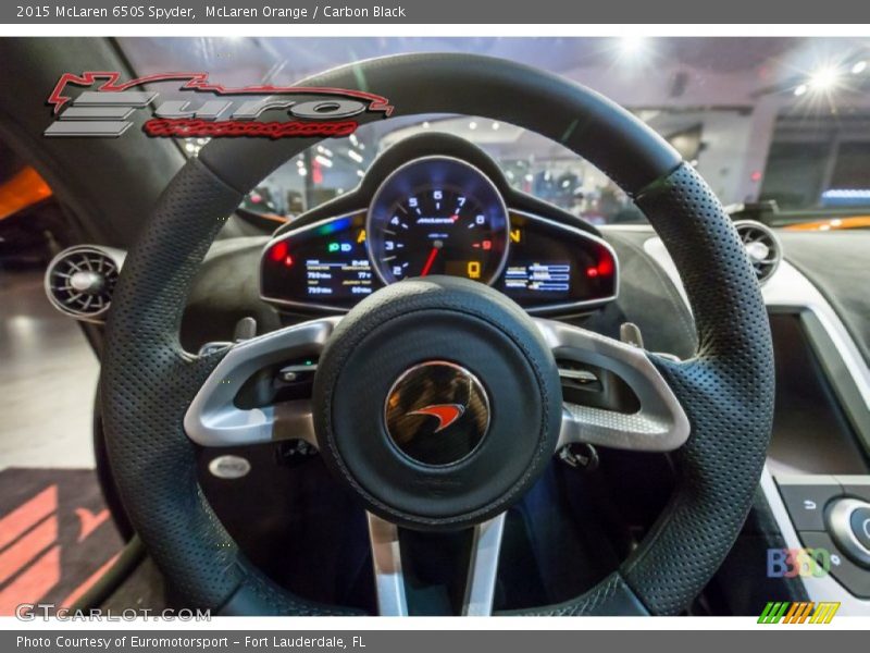 McLaren Orange / Carbon Black 2015 McLaren 650S Spyder