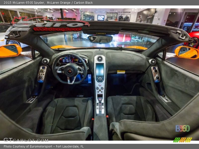 McLaren Orange / Carbon Black 2015 McLaren 650S Spyder