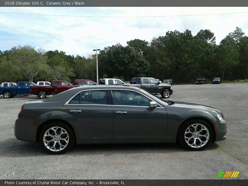 Ceramic Grey / Black 2018 Chrysler 300 C