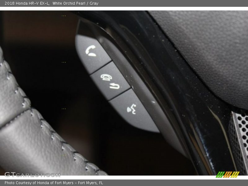 White Orchid Pearl / Gray 2018 Honda HR-V EX-L