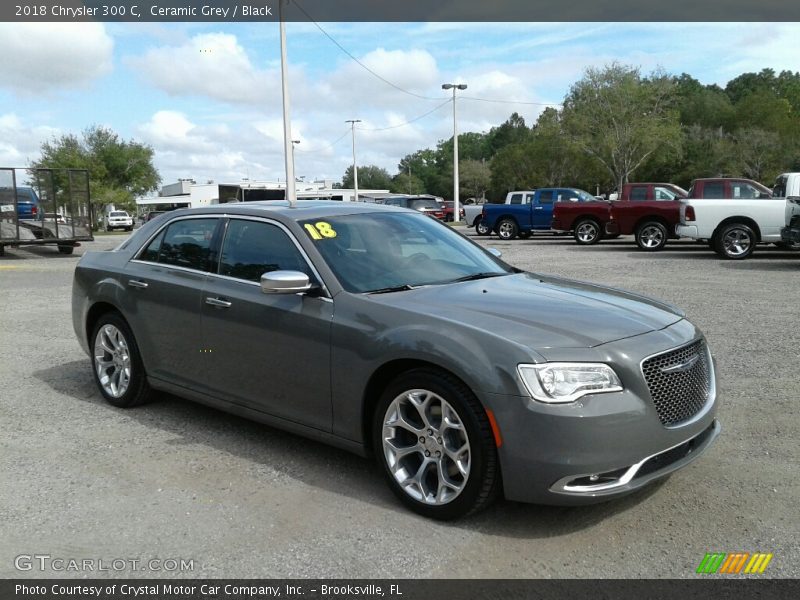 Ceramic Grey / Black 2018 Chrysler 300 C