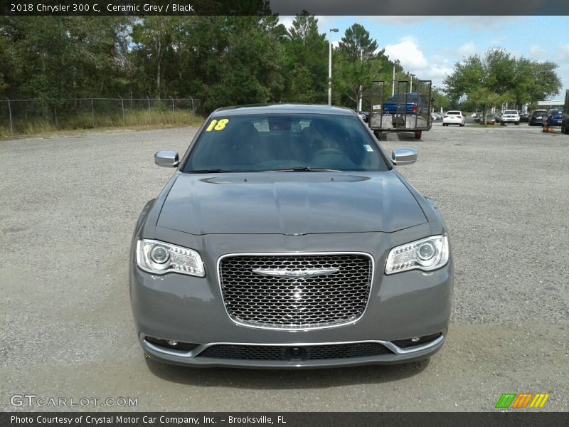 Ceramic Grey / Black 2018 Chrysler 300 C