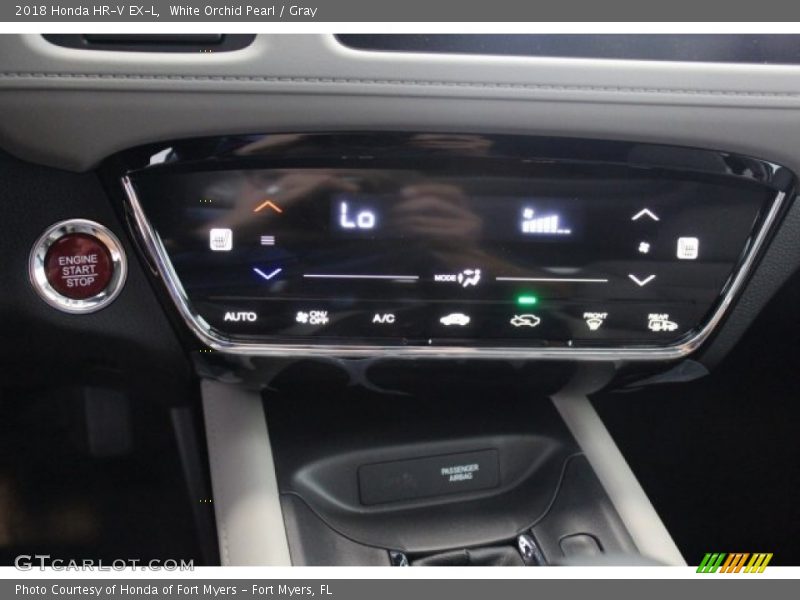 White Orchid Pearl / Gray 2018 Honda HR-V EX-L