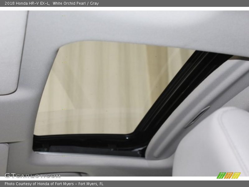 White Orchid Pearl / Gray 2018 Honda HR-V EX-L