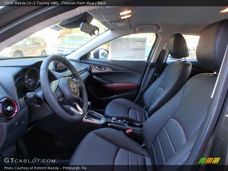 Titanium Flash Mica / Black 2018 Mazda CX-3 Touring AWD