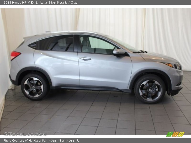 Lunar Silver Metallic / Gray 2018 Honda HR-V EX-L