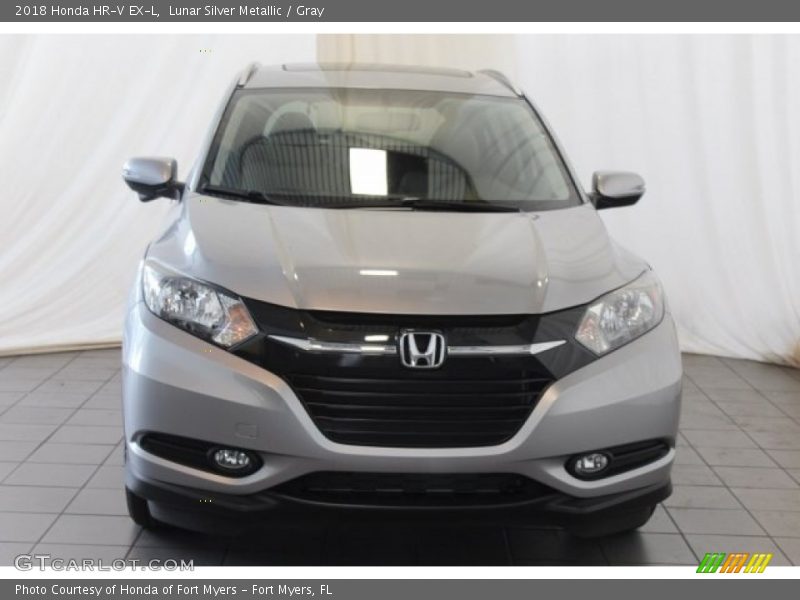 Lunar Silver Metallic / Gray 2018 Honda HR-V EX-L