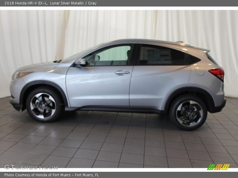 Lunar Silver Metallic / Gray 2018 Honda HR-V EX-L
