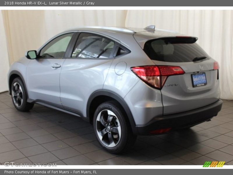 Lunar Silver Metallic / Gray 2018 Honda HR-V EX-L