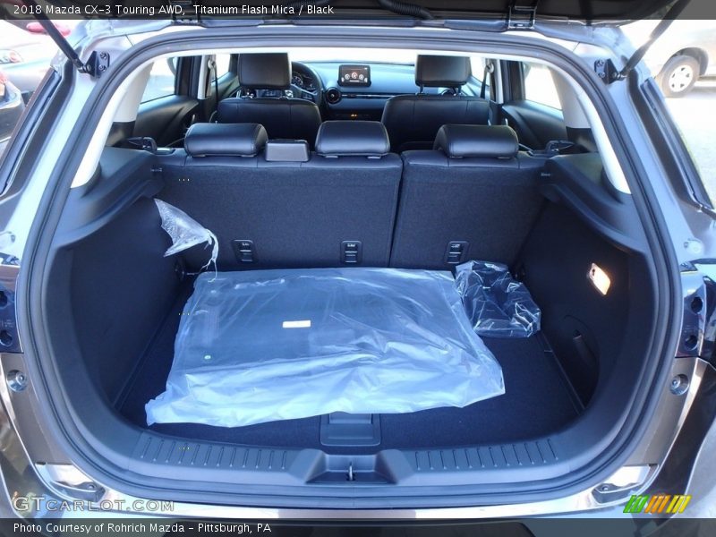 Titanium Flash Mica / Black 2018 Mazda CX-3 Touring AWD