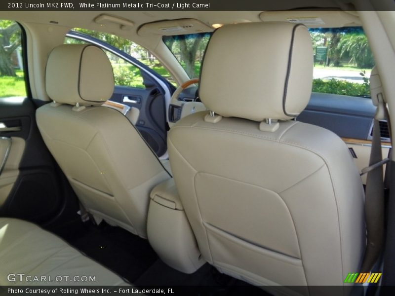 White Platinum Metallic Tri-Coat / Light Camel 2012 Lincoln MKZ FWD