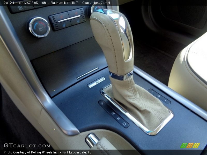 White Platinum Metallic Tri-Coat / Light Camel 2012 Lincoln MKZ FWD