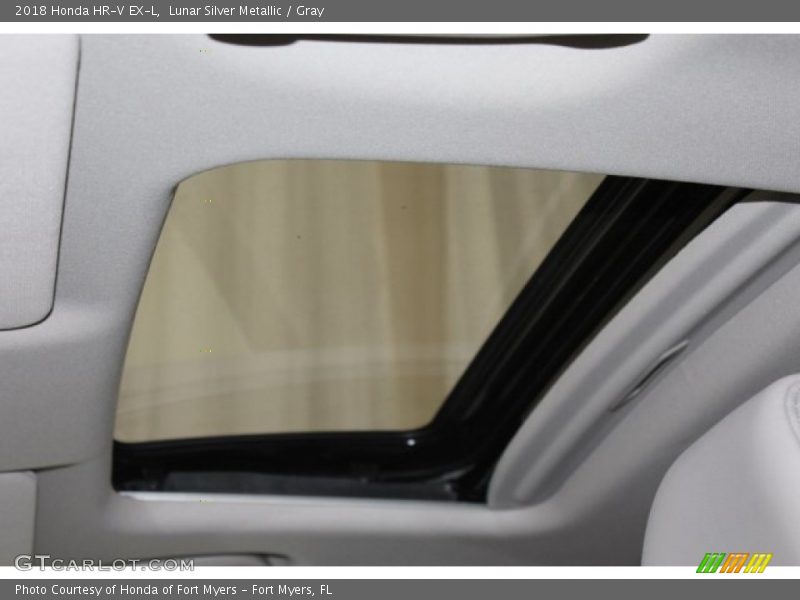 Lunar Silver Metallic / Gray 2018 Honda HR-V EX-L