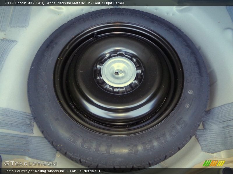 White Platinum Metallic Tri-Coat / Light Camel 2012 Lincoln MKZ FWD