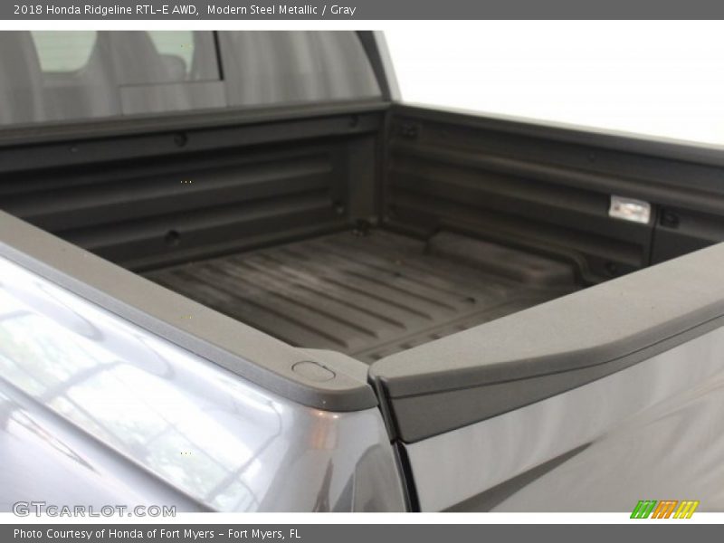 Modern Steel Metallic / Gray 2018 Honda Ridgeline RTL-E AWD