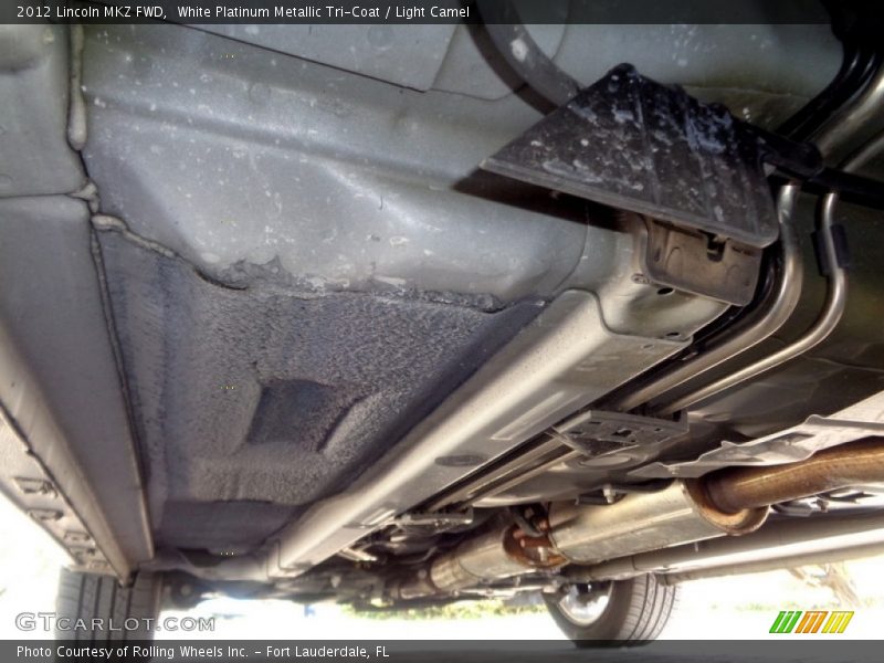 White Platinum Metallic Tri-Coat / Light Camel 2012 Lincoln MKZ FWD