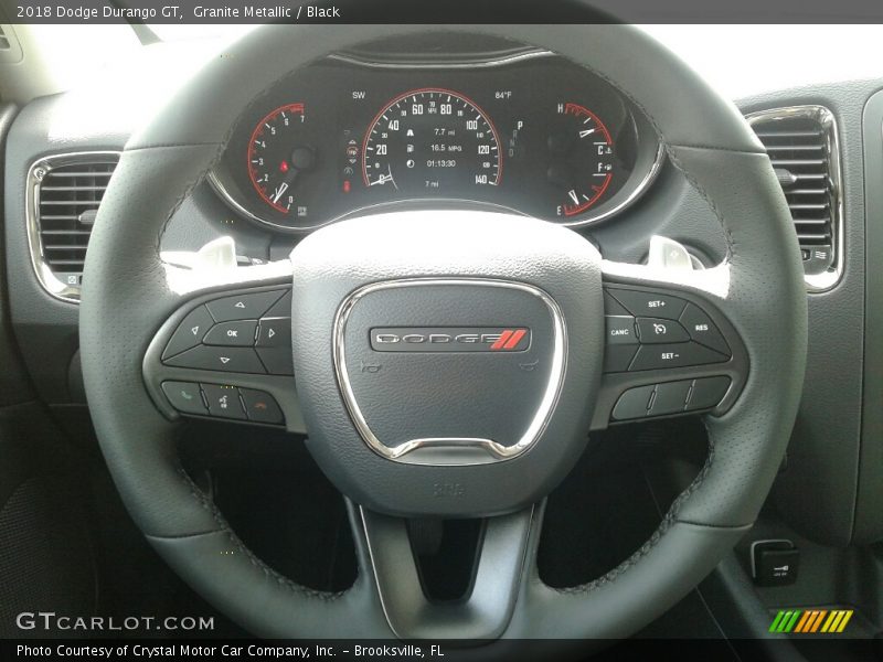 Granite Metallic / Black 2018 Dodge Durango GT