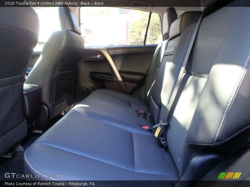 Black / Black 2018 Toyota RAV4 Limited AWD Hybrid