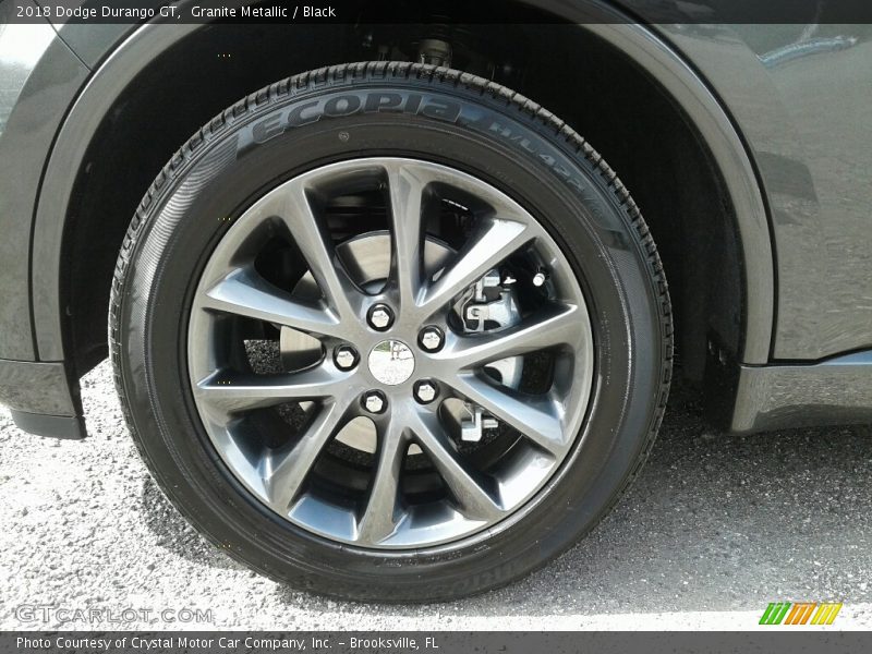 Granite Metallic / Black 2018 Dodge Durango GT