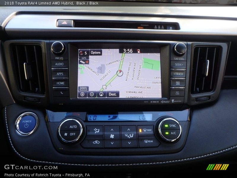 Black / Black 2018 Toyota RAV4 Limited AWD Hybrid