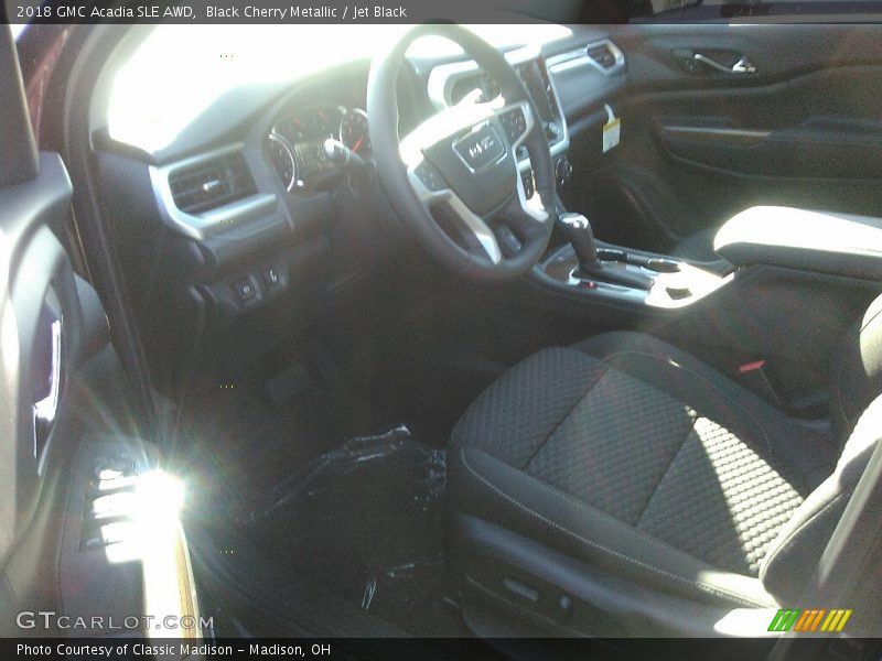 Black Cherry Metallic / Jet Black 2018 GMC Acadia SLE AWD