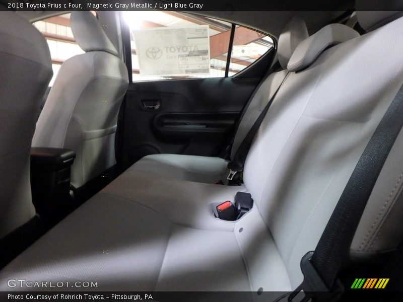 Magnetic Gray Metallic / Light Blue Gray 2018 Toyota Prius c Four