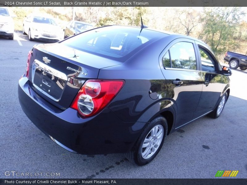 Black Granite Metallic / Jet Black/Dark Titanium 2014 Chevrolet Sonic LT Sedan