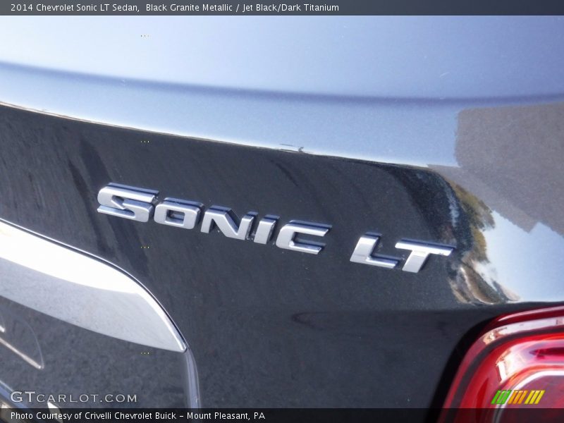 Black Granite Metallic / Jet Black/Dark Titanium 2014 Chevrolet Sonic LT Sedan